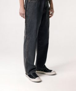 Butter Goods Racing Denim Pants, Faded Black