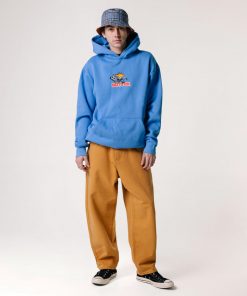 Butter Goods Fleece Racing Logo Pullover, Black