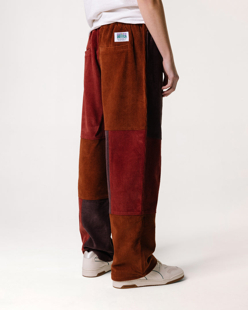 Butter Goods Cord Patchwork Pants, Folliage 8 Butter Goods Cord Patchwork Pants, Folliage