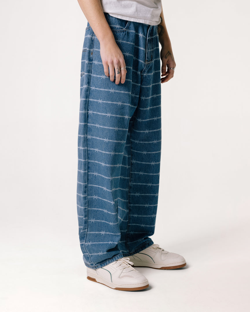 Butter Goods Barbwire Denim Pants, Dark Indigo 6 Butter Goods Barbwire Denim Pants, Dark Indigo