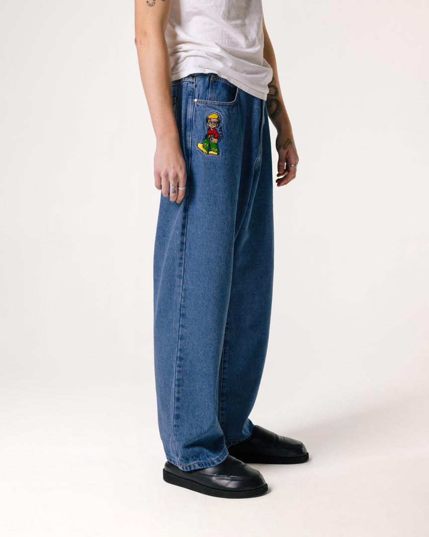 Butter Goods Bass Denim Pants, Washed Black 5 Butter Goods Bass Denim Pants, Washed Black