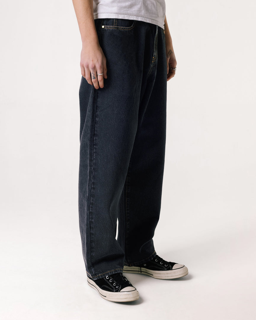 Butter Goods Singer Denim Pants, Washed Black 6 Butter Goods Singer Denim Pants, Washed Black