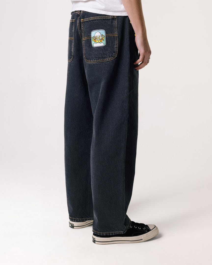 Butter Goods Singer Denim Pants, Washed Black 7 Butter Goods Singer Denim Pants, Washed Black