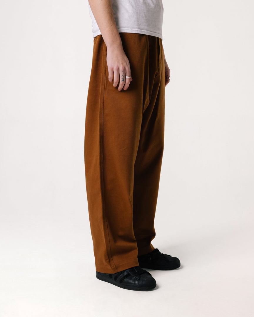 Butter Goods Wide Leg Pants, Brown 5 Butter Goods Wide Leg Pants, Brown