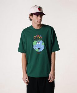 Butter Goods Hats Worm 6 Panel Cap, Natural / Burgundy