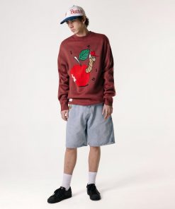 Butter Goods Worm Knit Sweater, Teal