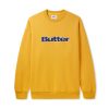 Butter Goods Logo Crewneck, Gold Fleece