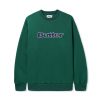 Butter Goods Logo Crewneck, Forest Green