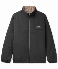 Butter Goods Fleece Lodge Reversible Insulated Jacket, Khaki / Black