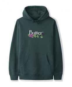 Butter Goods Vine Classic Logo Pullover, Forest Green