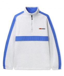 Butter Goods Motion 1/4 Zip Pullover, Ash Grey Fleece