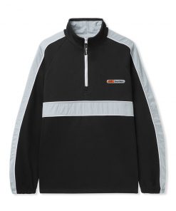 Butter Goods Fleece Motion 1/4 Zip Pullover, Black