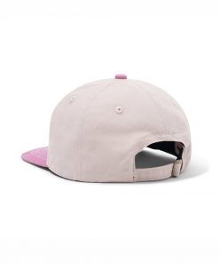 Butter Goods Balloons Logo 6 Panel Cap, Tan / Mauve