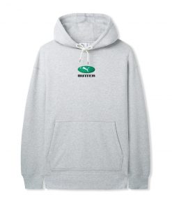 Butter Goods Cell Pullover, Light Grey Heather