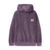 Butter Goods Fleece High Wale Cord Pullover, Mauve