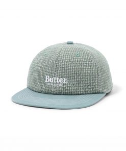 Butter Goods Lodge 6 Panel Cap, Sage Hats