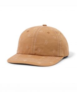 Butter Goods Hats Bug 6 Panel Cap, Tan