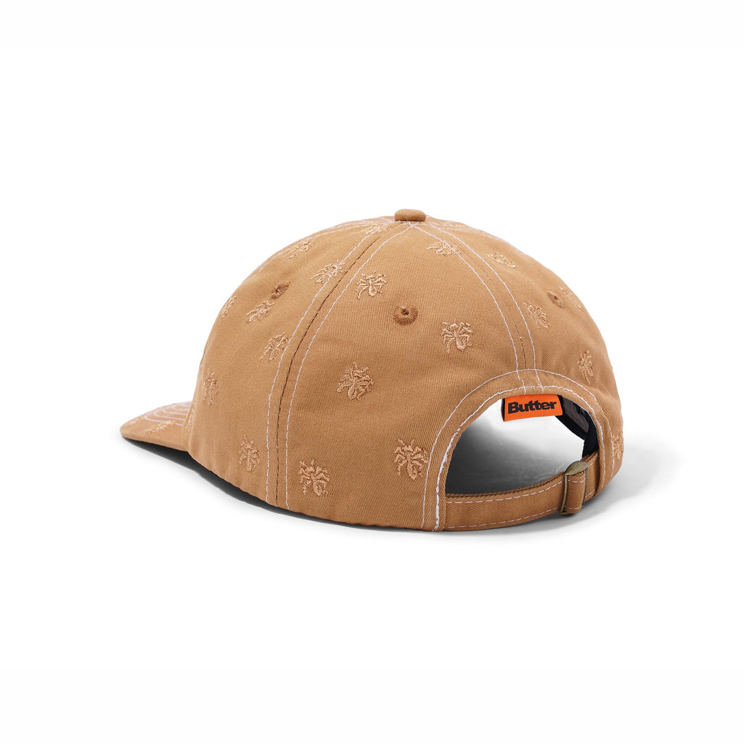 Butter Goods Hats Bug 6 Panel Cap, Tan 4 Butter Goods Hats Bug 6 Panel Cap, Tan