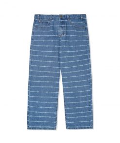 Butter Goods Barbwire Denim Pants, Washed Indigo
