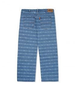 Butter Goods Barbwire Denim Pants, Washed Indigo