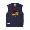 Butter Goods Bug Knit Vest, Navy Fleece