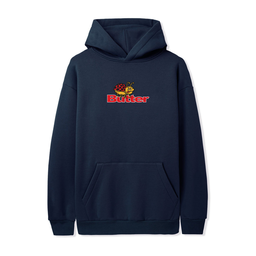Butter Goods Fleece Bug Logo Pullover, Navy 3 Butter Goods Fleece Bug Logo Pullover, Navy