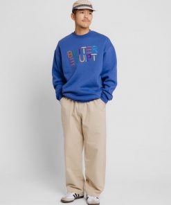 Butter Goods Fleece Equipt Crewneck, Royal