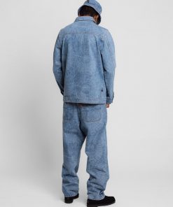 Butter Goods Web Denim Pants, Washed Indigo