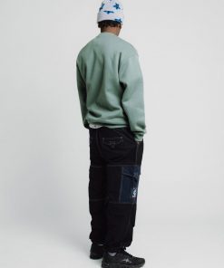 Butter Goods Contrast Cargo Pants. Black