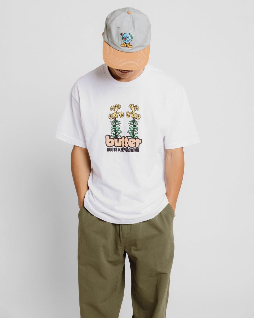 Butter Goods Timbo 6 Panel Cap, Sage / Brown 4 Butter Goods Timbo 6 Panel Cap, Sage / Brown