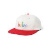 Butter Goods Hats Colours 6 Panel Cap, Natural / Cherry