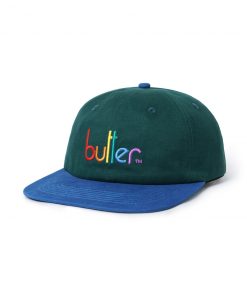 Butter Goods Hats Colours 6 Panel Cap, Forest / Blue