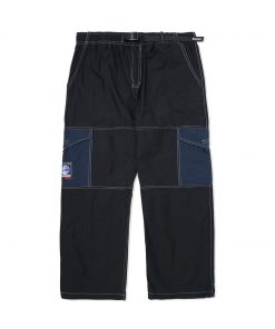 Butter Goods Contrast Cargo Pants. Black