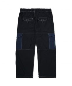 Butter Goods Contrast Cargo Pants. Black