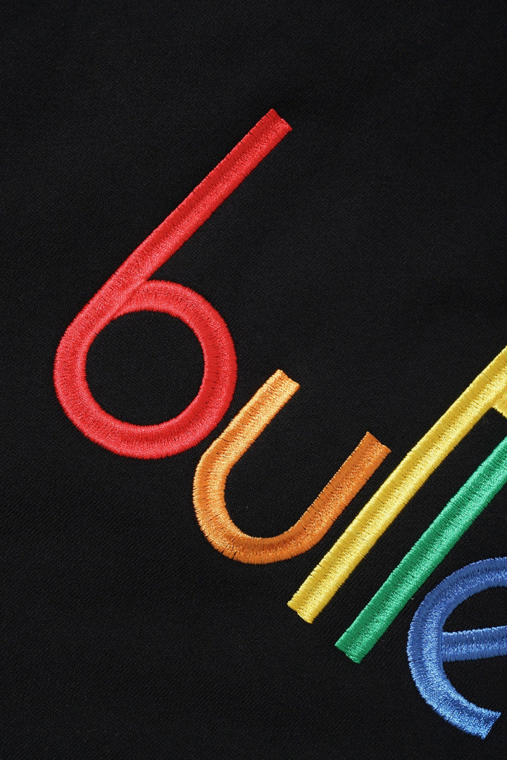 Butter Goods Colours Embroidered Pullover, Black 4 Butter Goods Colours Embroidered Pullover, Black