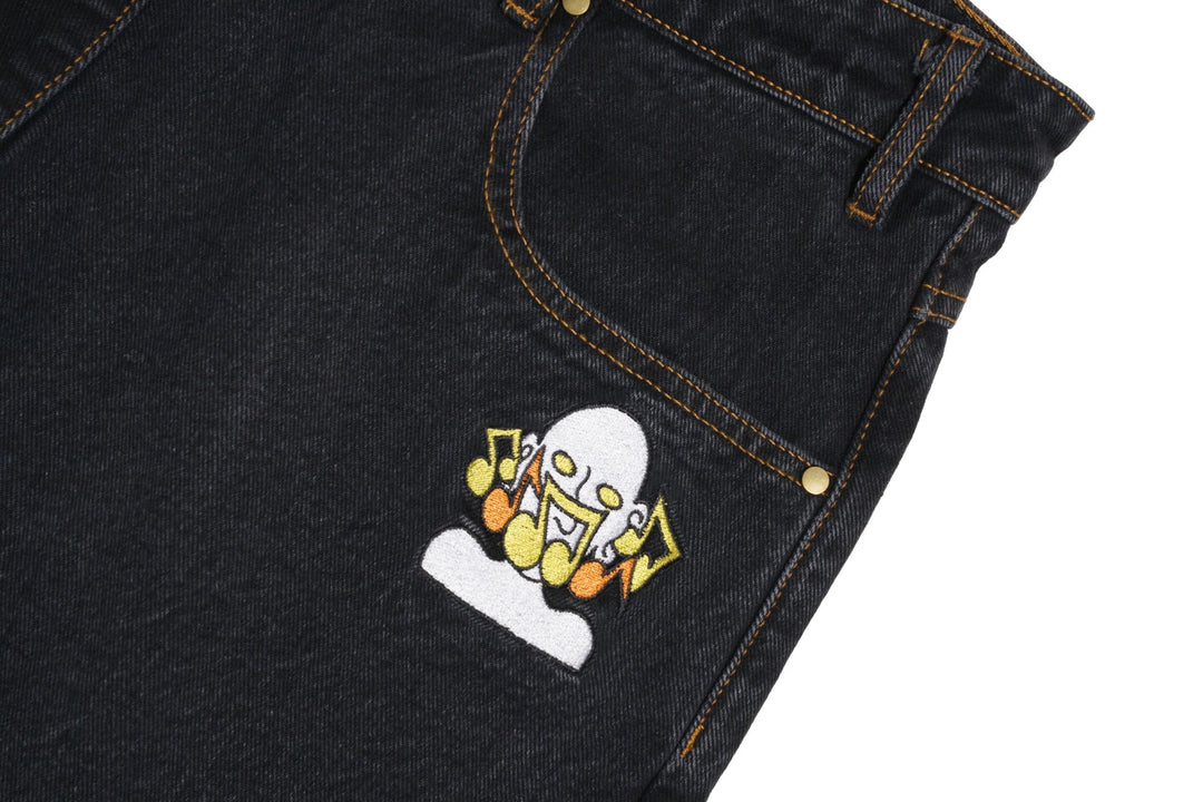 Butter Goods Singer Denim Pants, Washed Black 5 Butter Goods Singer Denim Pants, Washed Black