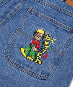 Butter Goods Bass Denim Pants, Washed Indigo 9 Butter Goods Bass Denim Pants, Washed Indigo