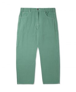 Butter Goods Overdye Denim Pants, Ivy Green