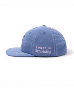 Butter Goods Simplicity 6 Panel Cap, Dusk Blue Hats