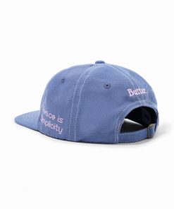 Butter Goods Simplicity 6 Panel Cap, Dusk Blue Hats