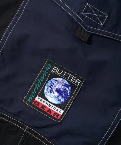 Butter Goods Contrast Cargo Pants. Black