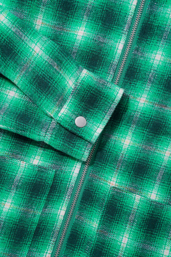Butter Goods Shirts Chore Plaid Overshirt, Boston Green 4 Butter Goods Shirts Chore Plaid Overshirt, Boston Green