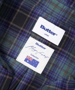 Butter Goods Shirts Campbell Shirt, Navy