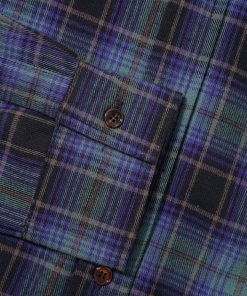 Butter Goods Shirts Campbell Shirt, Navy