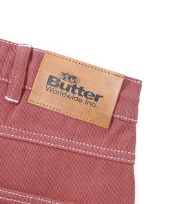 Butter Goods Overdye Denim Pants, Washed Clay 8 Butter Goods Overdye Denim Pants, Washed Clay
