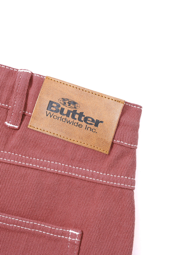 Butter Goods Overdye Denim Pants, Washed Clay 5 Butter Goods Overdye Denim Pants, Washed Clay