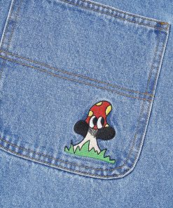 Butter Goods Mushroom Denim Pants, Washed Indigo