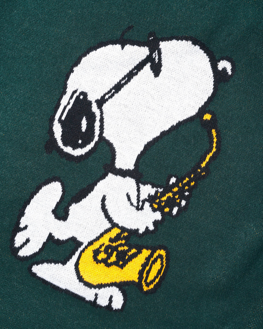 Butter Goods Jazz Knitted Sweater, Forest Green 4 Butter Goods Jazz Knitted Sweater, Forest Green