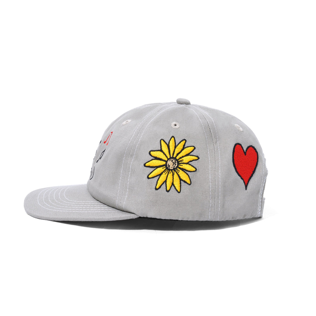 Butter Goods Hats Dance 6 Panel Cap, Khaki 5 Butter Goods Hats Dance 6 Panel Cap, Khaki