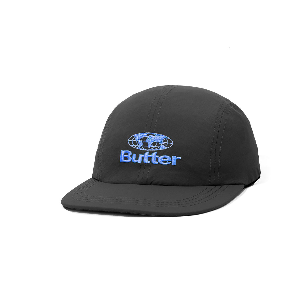 Butter Goods Downwind 6 Panel Cap, Black Hats 3 Butter Goods Downwind 6 Panel Cap, Black Hats